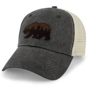 Boston Bear Skyline Leather Patch Relaxed Trucker