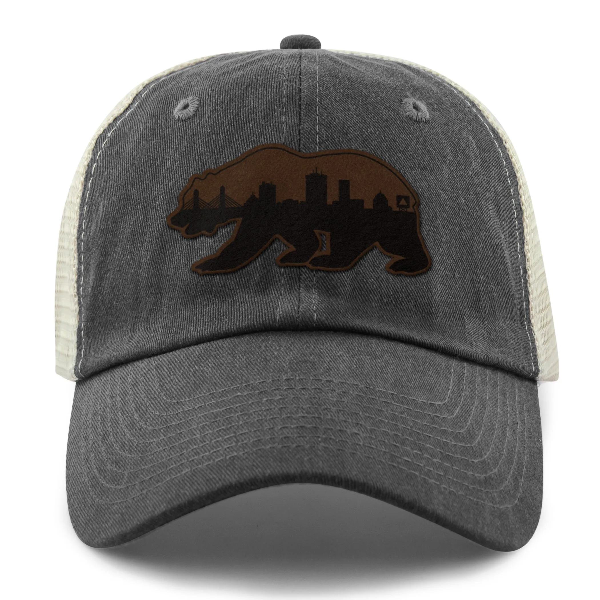Boston Bear Skyline Leather Patch Relaxed Trucker