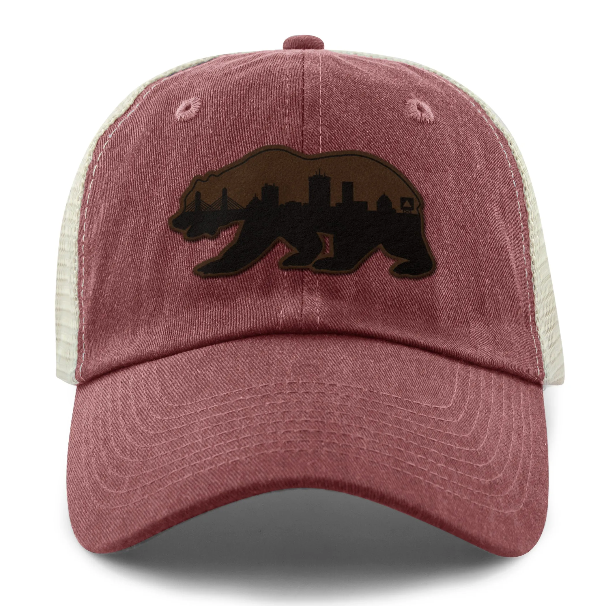 Boston Bear Skyline Leather Patch Relaxed Trucker