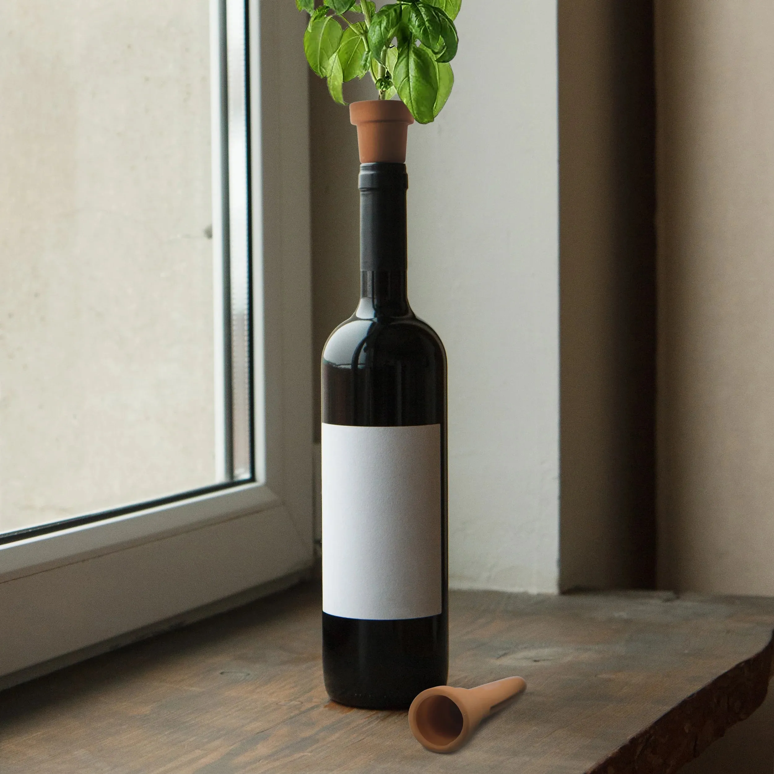 Bottle Herb Planter