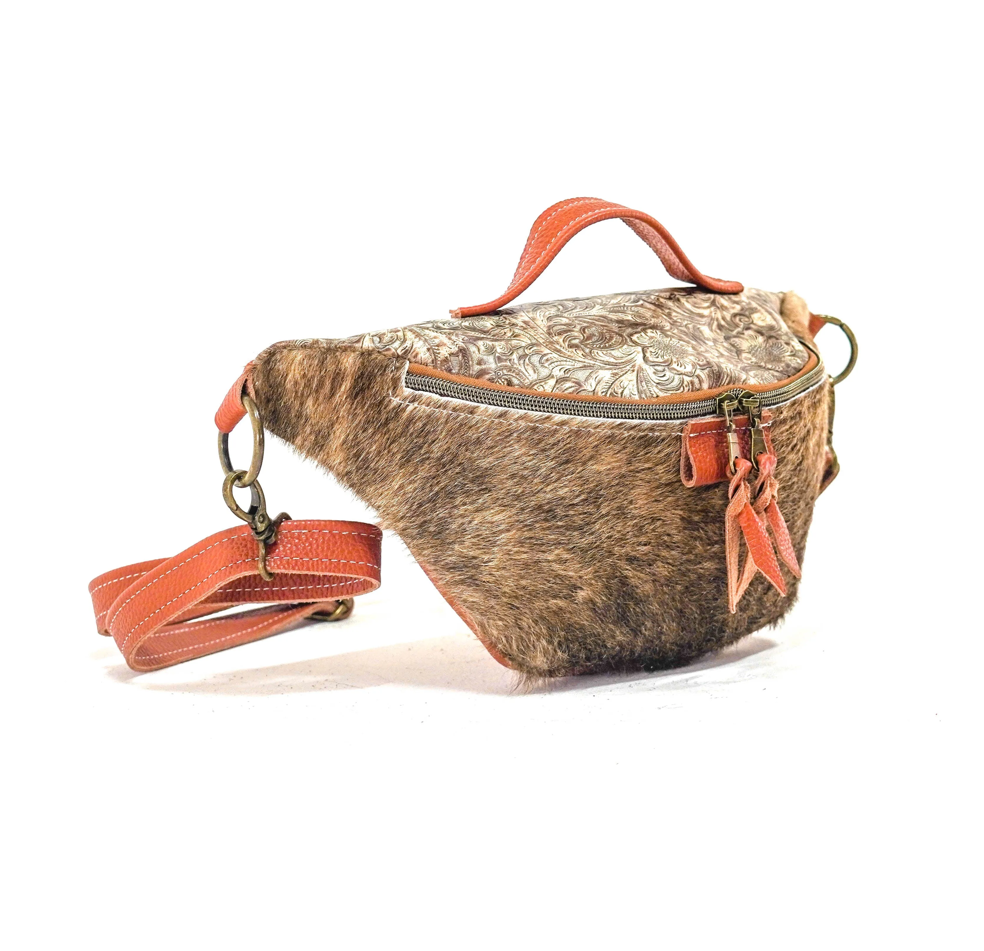 Bum Bag - Brindle w/ Wildflower