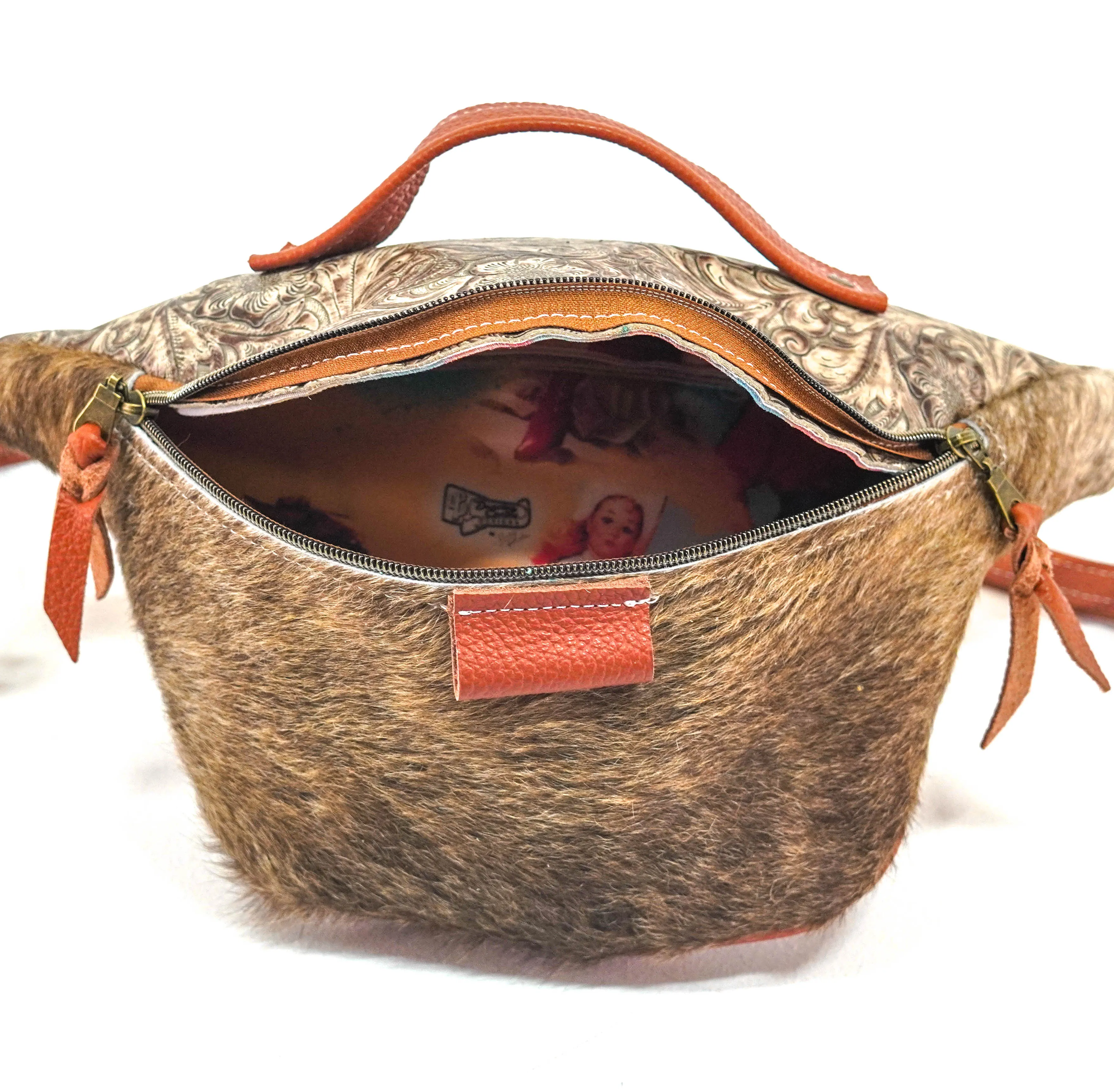 Bum Bag - Brindle w/ Wildflower