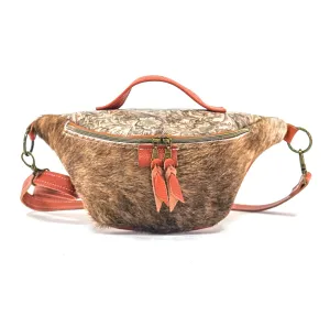 Bum Bag - Brindle w/ Wildflower