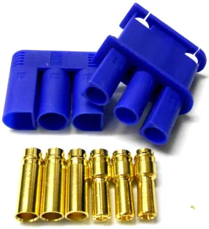 C0120x1 RC Connector Male Female EC5 Trinity 3 Pin 5mm 5.0mm Adaptor Adapter