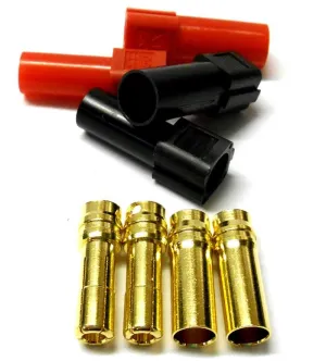 C0124B RC Battery XT-150 XT150 Plug Connector Black Red Male Female x 1 Set