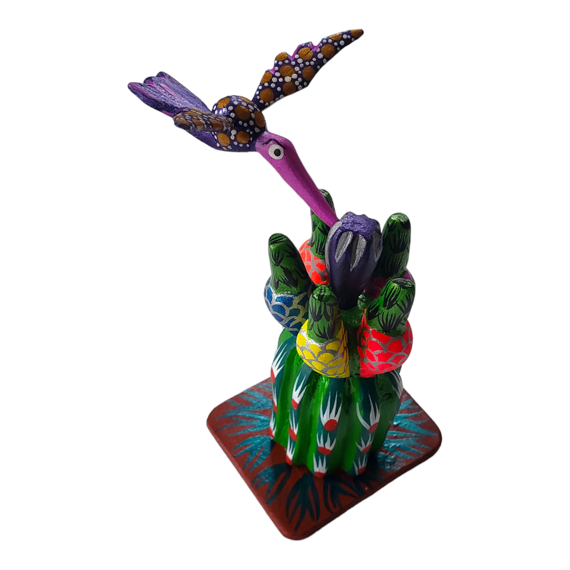Cactus Alebrije Hummingbird Oaxaca Mexico
