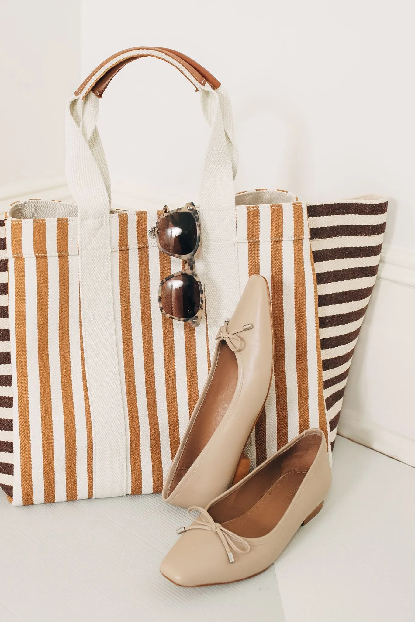 Camel and Brown Parcours L Palais Royal Tote