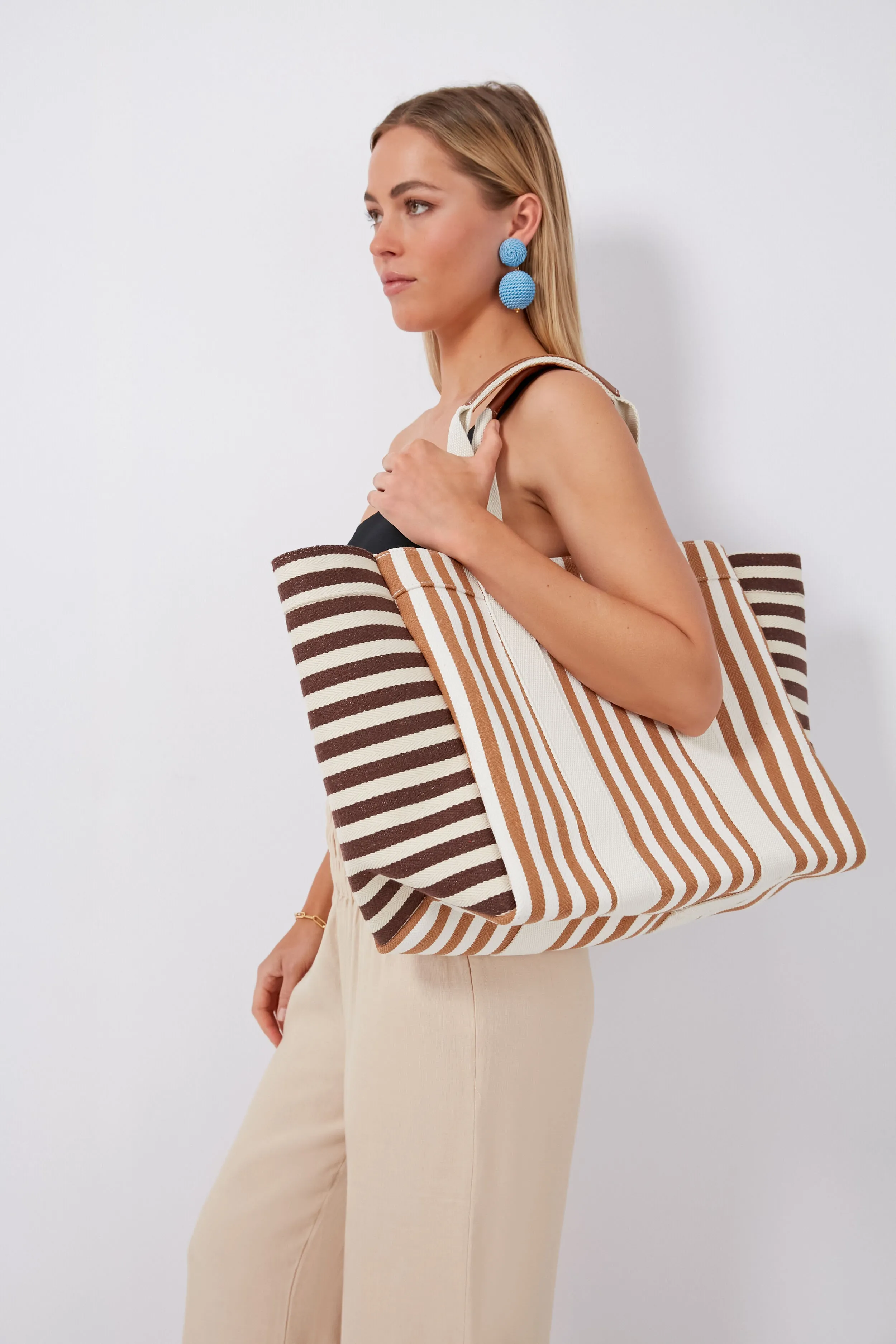 Camel and Brown Parcours L Palais Royal Tote
