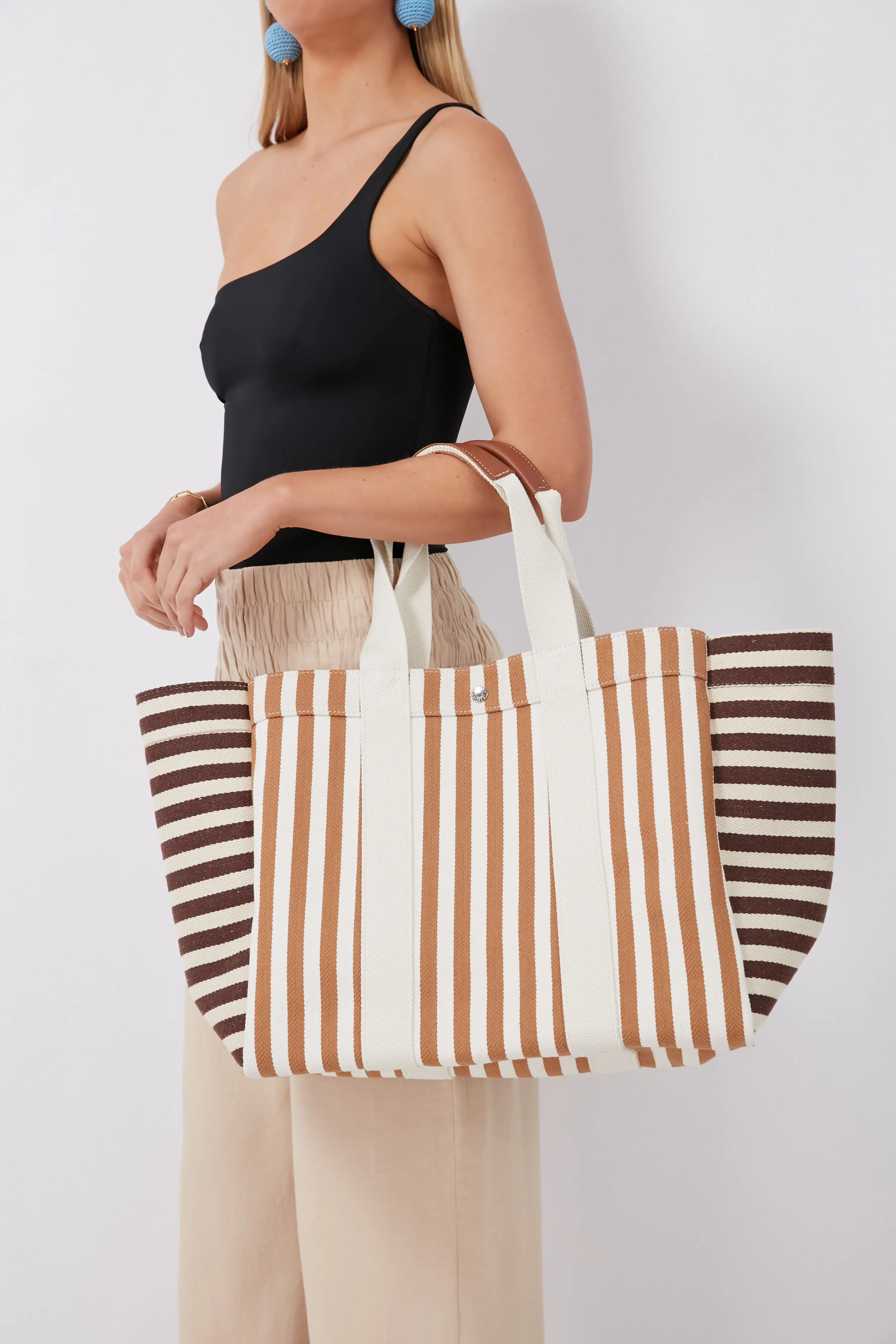 Camel and Brown Parcours L Palais Royal Tote