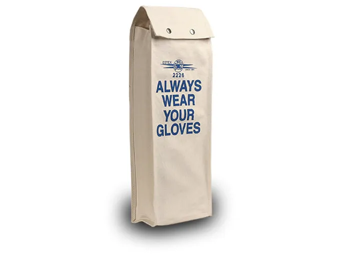 Canvas Glove Bag for 16-18" Rubber Gloves