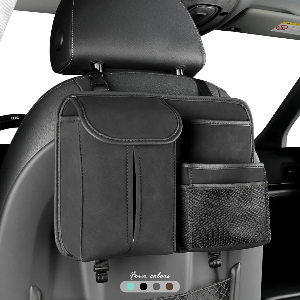Car Backseat Organizer, Kick Mats Back Seat Protector, Car Back Seat Organizer for Kids, Car Travel Accessories,  Car Backseat  Storage Bag