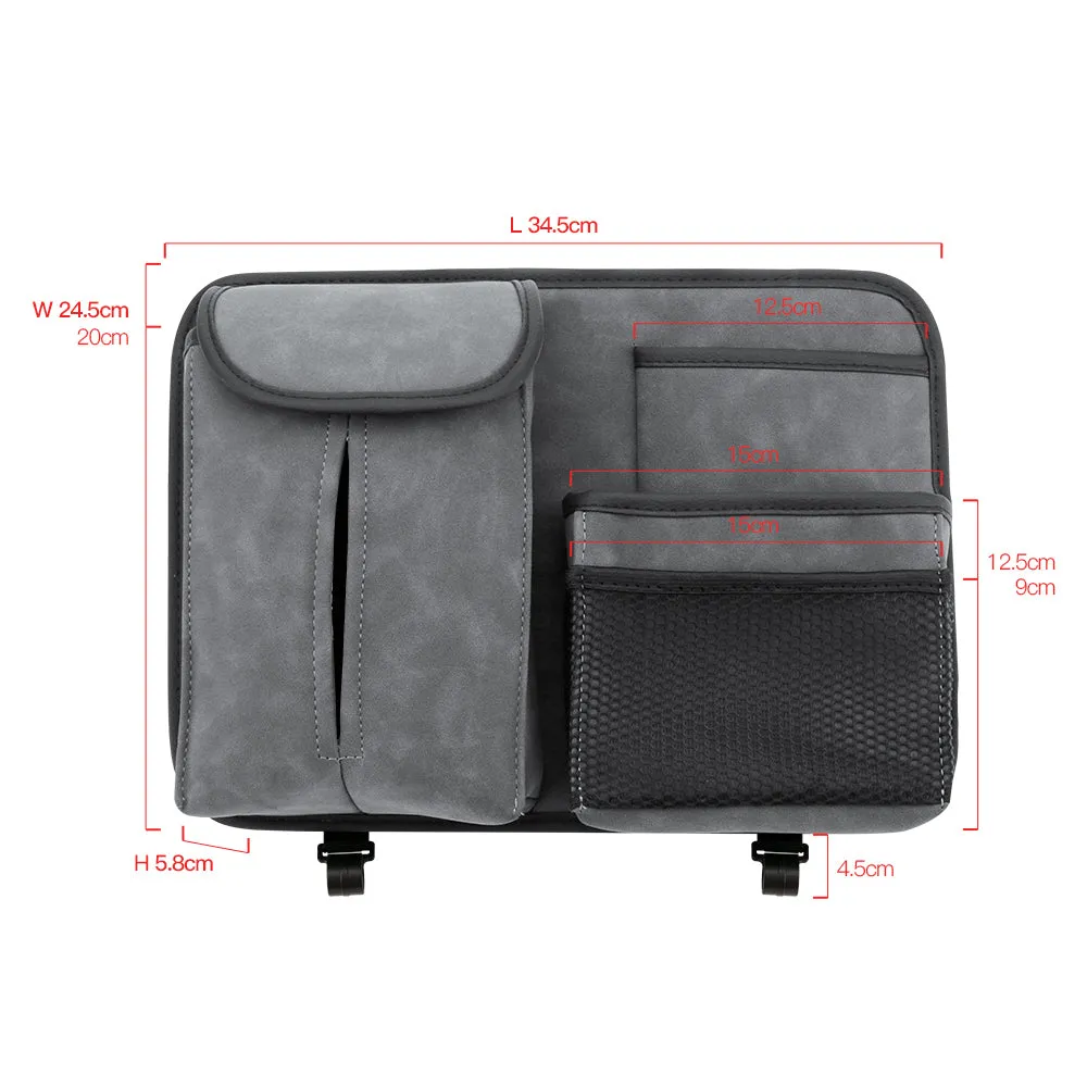 Car Backseat Organizer, Kick Mats Back Seat Protector, Car Back Seat Organizer for Kids, Car Travel Accessories,  Car Backseat  Storage Bag