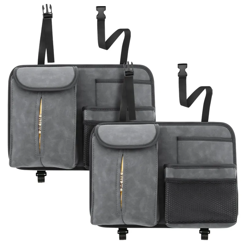 Car Backseat Organizer, Kick Mats Back Seat Protector, Car Back Seat Organizer for Kids, Car Travel Accessories,  Car Backseat  Storage Bag