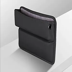 Car Seat Gap Filler Organizer, Custom-Fit For Car, Multifunctional PU Leather Console Side Pocket Organizer for Cellphones, Cards, Wallets, Keys WAVE226