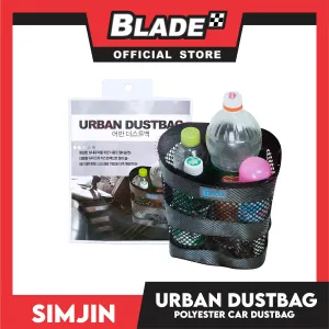 Car Storage Bag, Urban Dust Bag, Car Net Organizer (Black) Automotive Console Bag, Organizer Bag Car Interior To Keep Your Car Clean and Organized