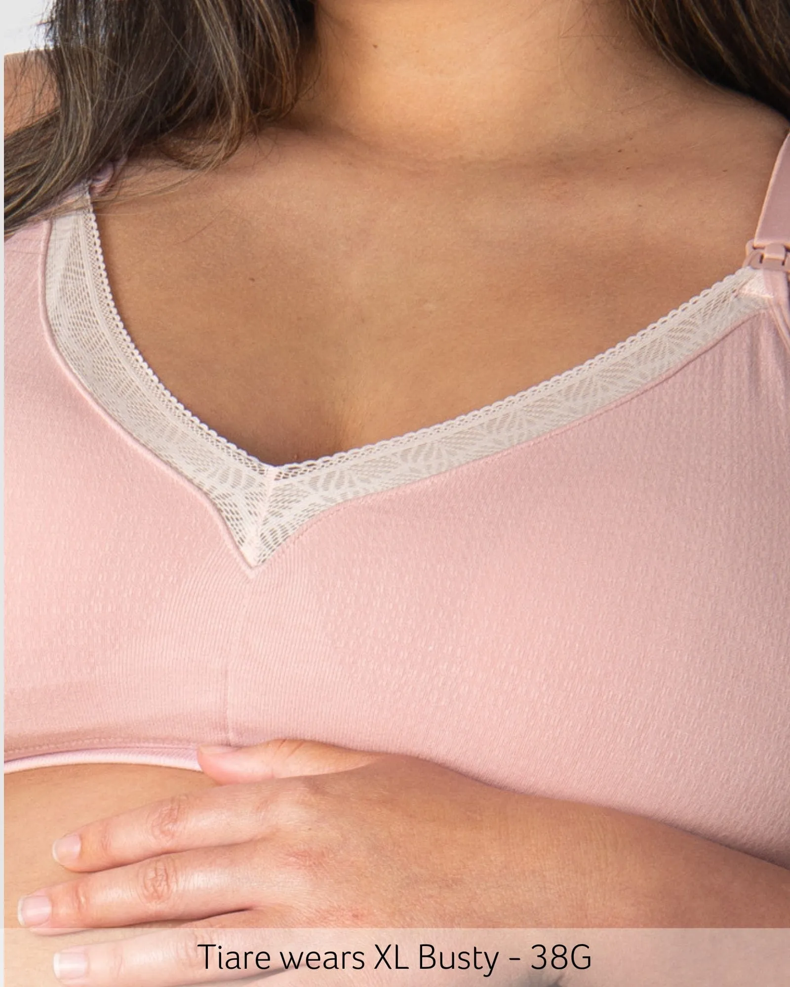 Caress Bamboo Nursing Bra - Lotus Busty