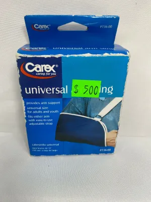 CAREX HEALTH Arm Sling Universal 12" Size Adjustable Navy Blue Color P736