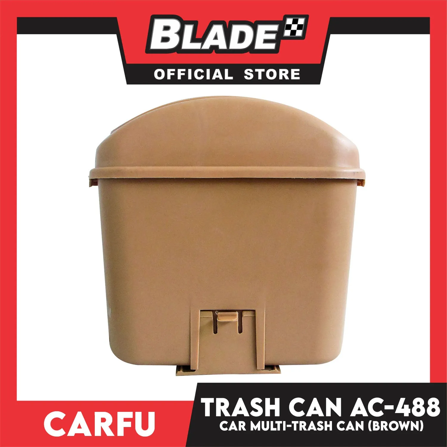 Carfu AC-488 Car Multi-Trash Can (Brown)
