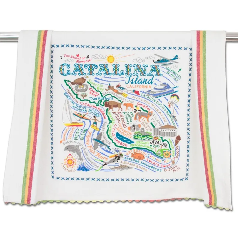 Catalina Island Dish Towel
