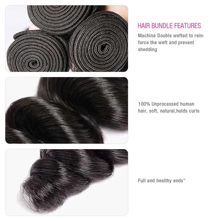 CEXXY Popular Series Virgin Hair Loose Wave Bundle Deal