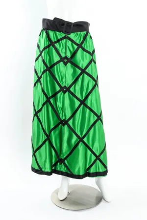 Checker Print Hostess Skirt