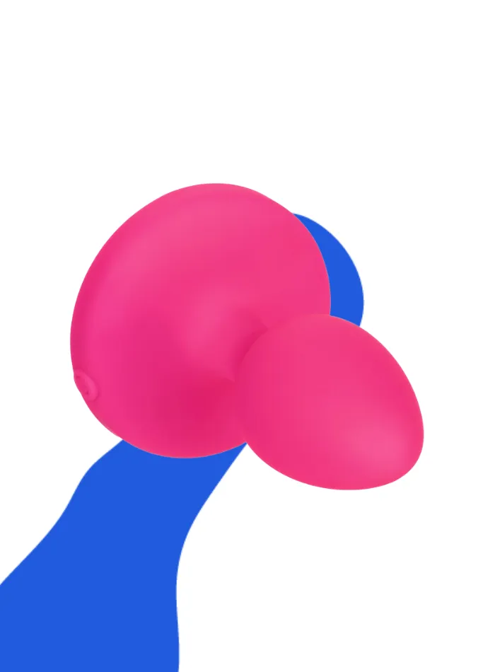 Cheeky Gems MEDIUM RECHARGEABLE VIBRATING Butt Plug Hot Pink