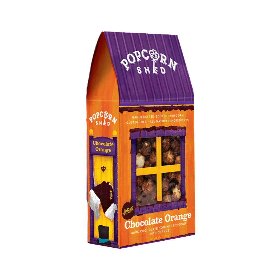 Chocolate Orange Popcorn Shed 10 x 80g