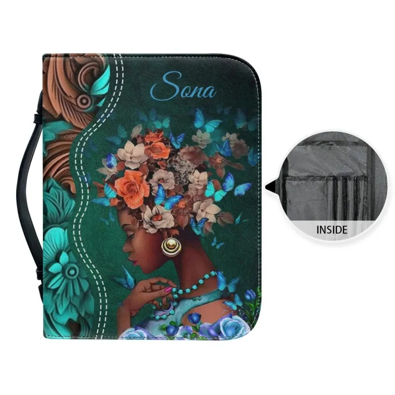 Christianartbag Bible Cover - I Can Do All Things Through Christ Philippians 4:13 Bible Cover - Personalized Bible Cover - Empowered Grace Bible Cover - CABBBCV01270823.