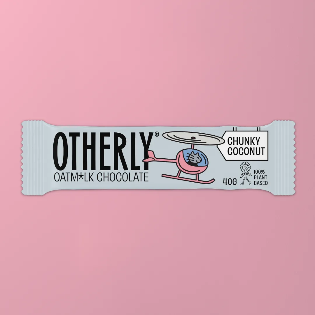 Chunky Coconut Bar Coated in Oatm*lk Chocolate 15 x 40g