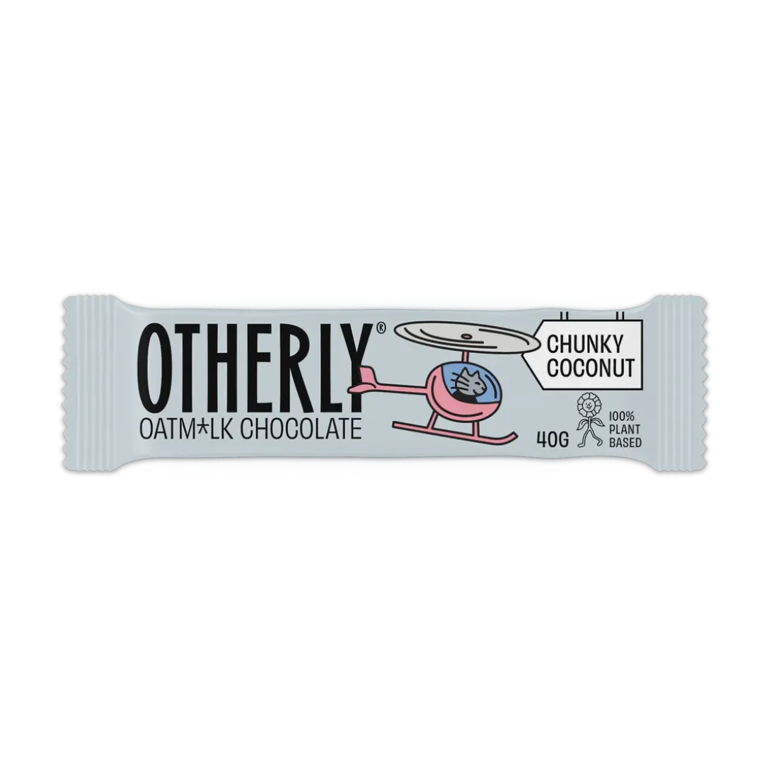 Chunky Coconut Bar Coated in Oatm*lk Chocolate 15 x 40g