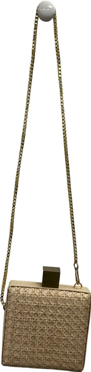 Clare Hynes Beige Rafia Bag