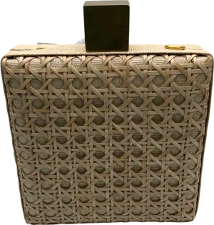 Clare Hynes Beige Rafia Bag