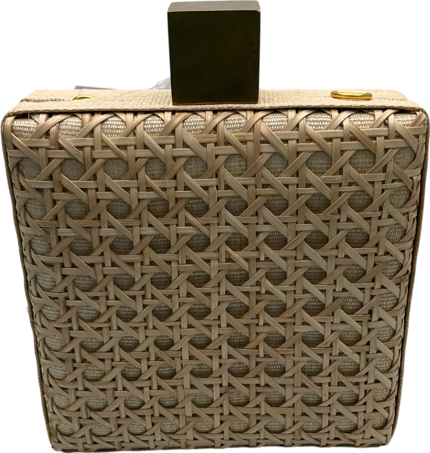 Clare Hynes Beige Rafia Bag