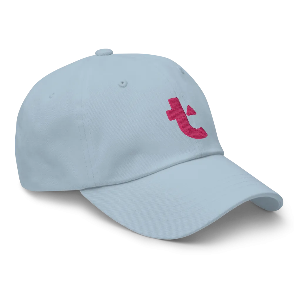 classic baseball cap (pink t)