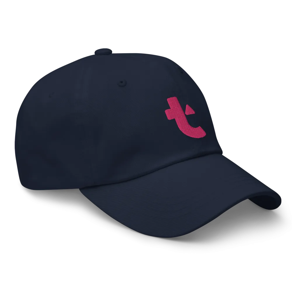 classic baseball cap (pink t)