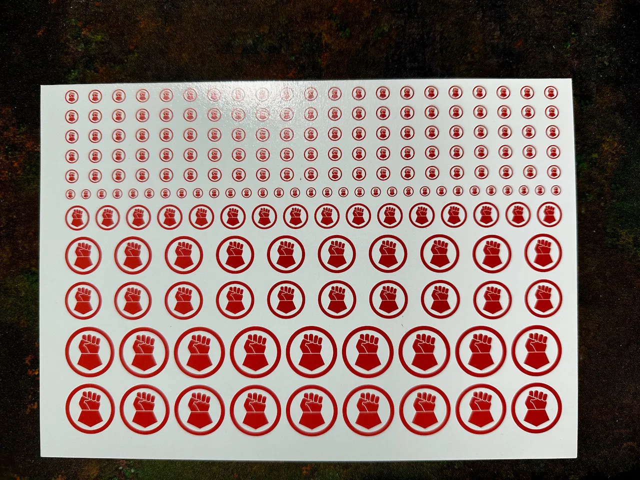 Clearance Decal Set - Crimson Fists