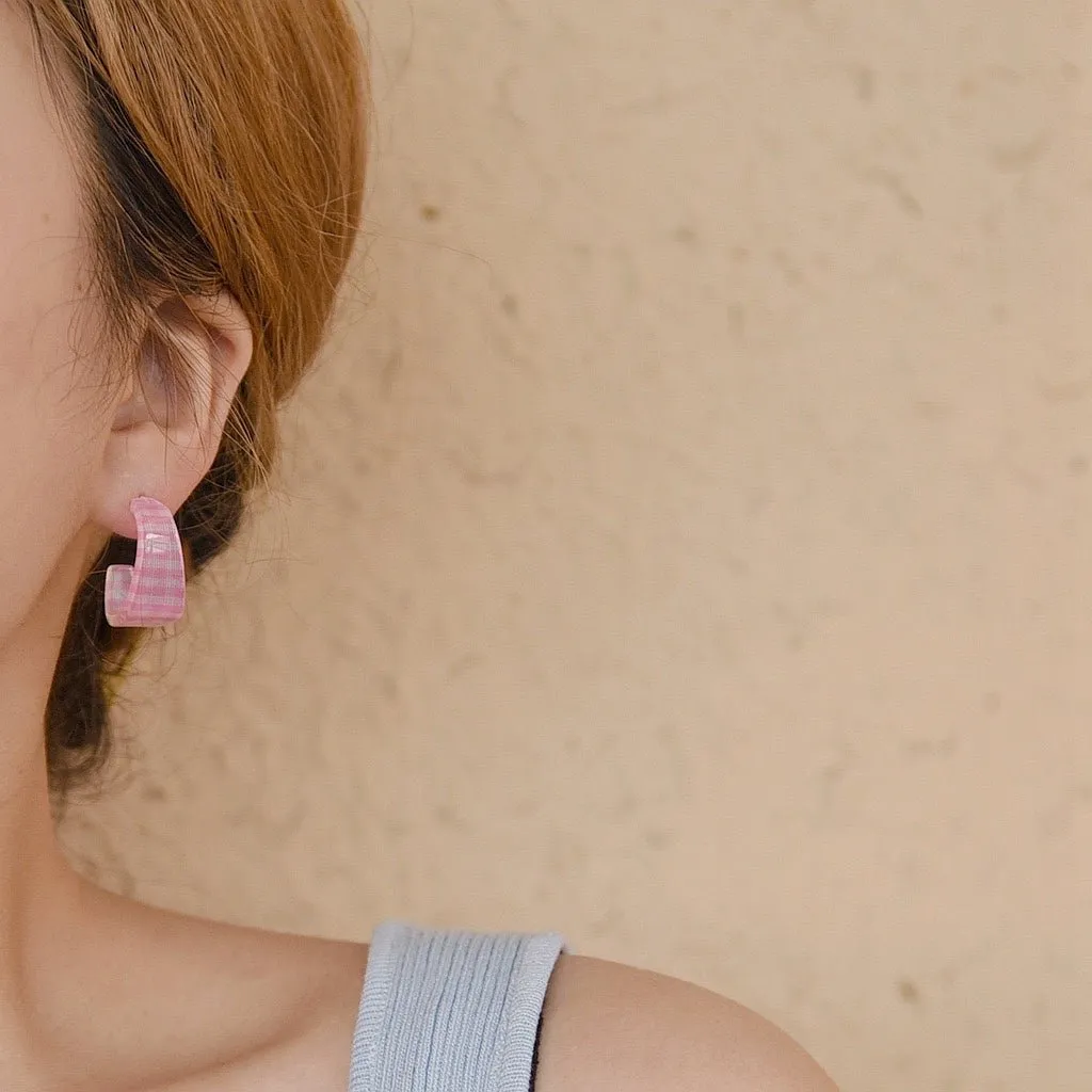 [Clearance] Gingham Earrings (3 Colors)