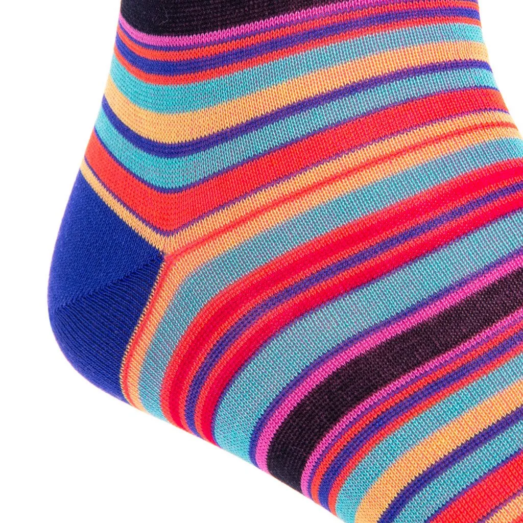 Clemantis Blue w/ Multi-Colored Stripe