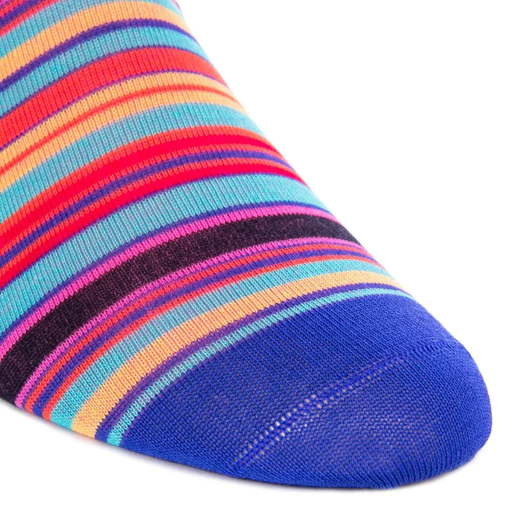 Clemantis Blue w/ Multi-Colored Stripe