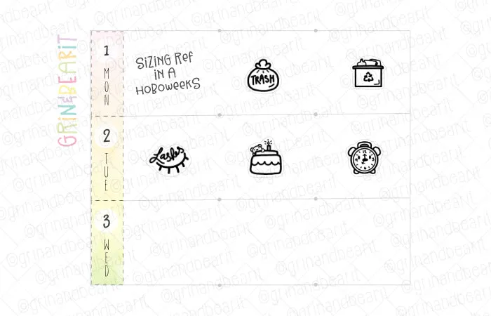 Clock Doodles! - Tiny Tuesday Stickers (TT015)