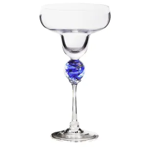 Cobalt Planet Margarita Glass