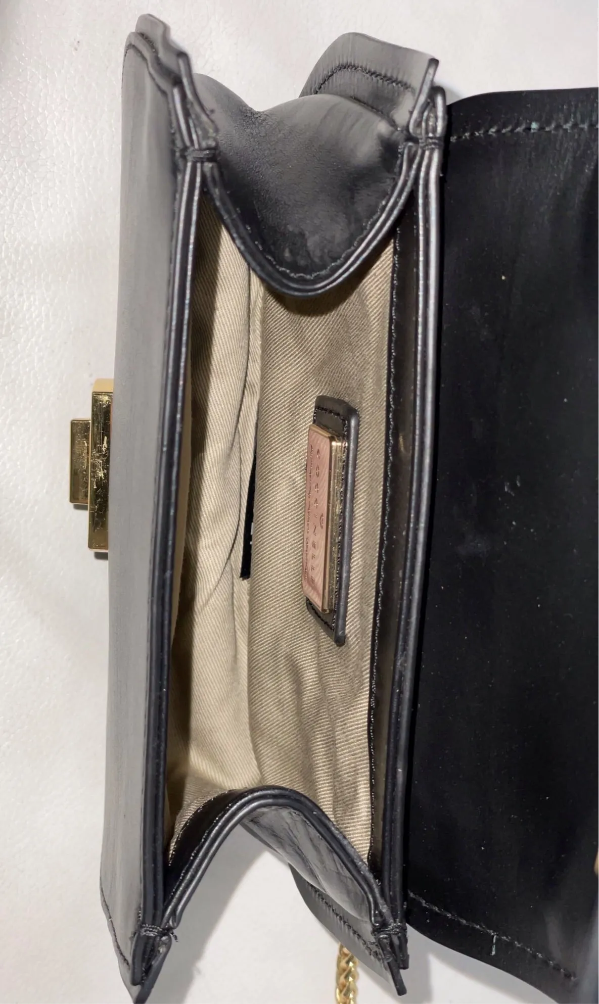 COCCINELLE Black Leather Violaine Minibag