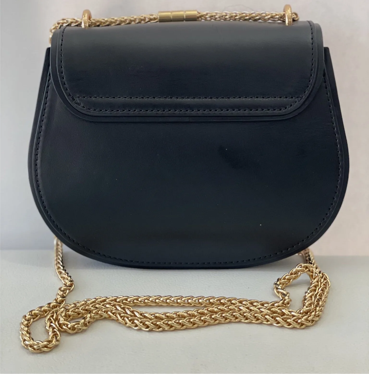 COCCINELLE Black Leather Violaine Minibag