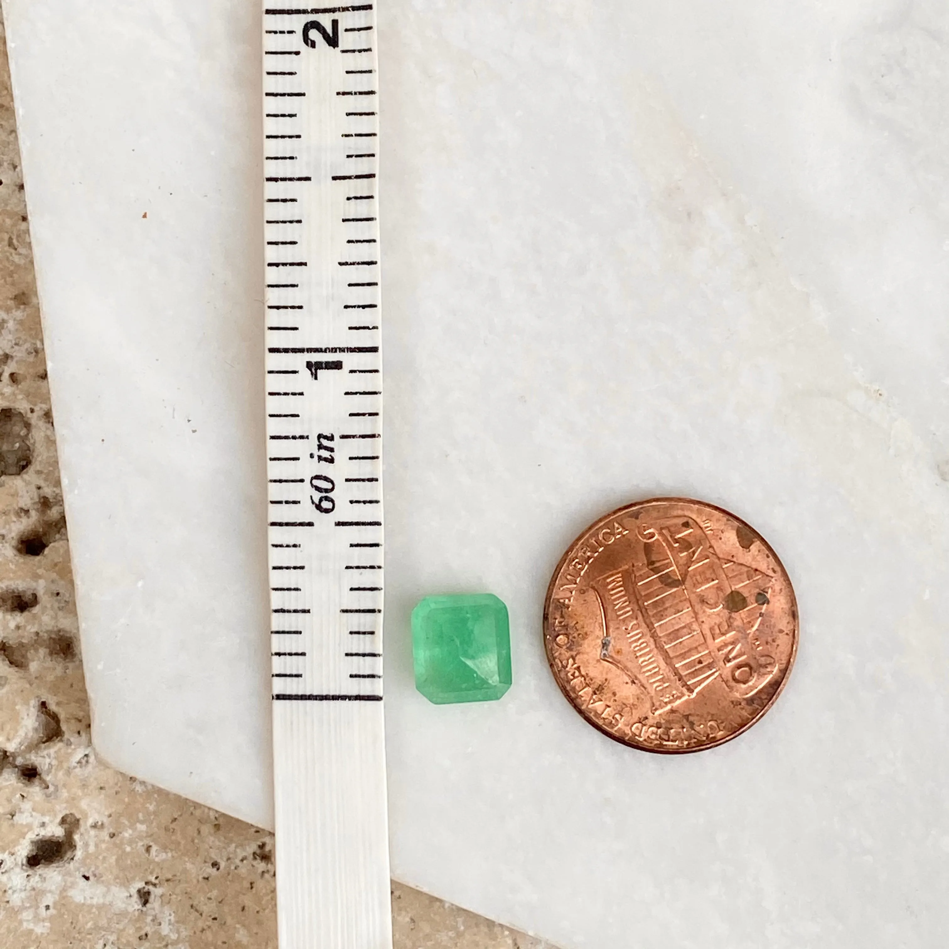 Colombian Emerald Cut Loose Emerald 1.79 CT