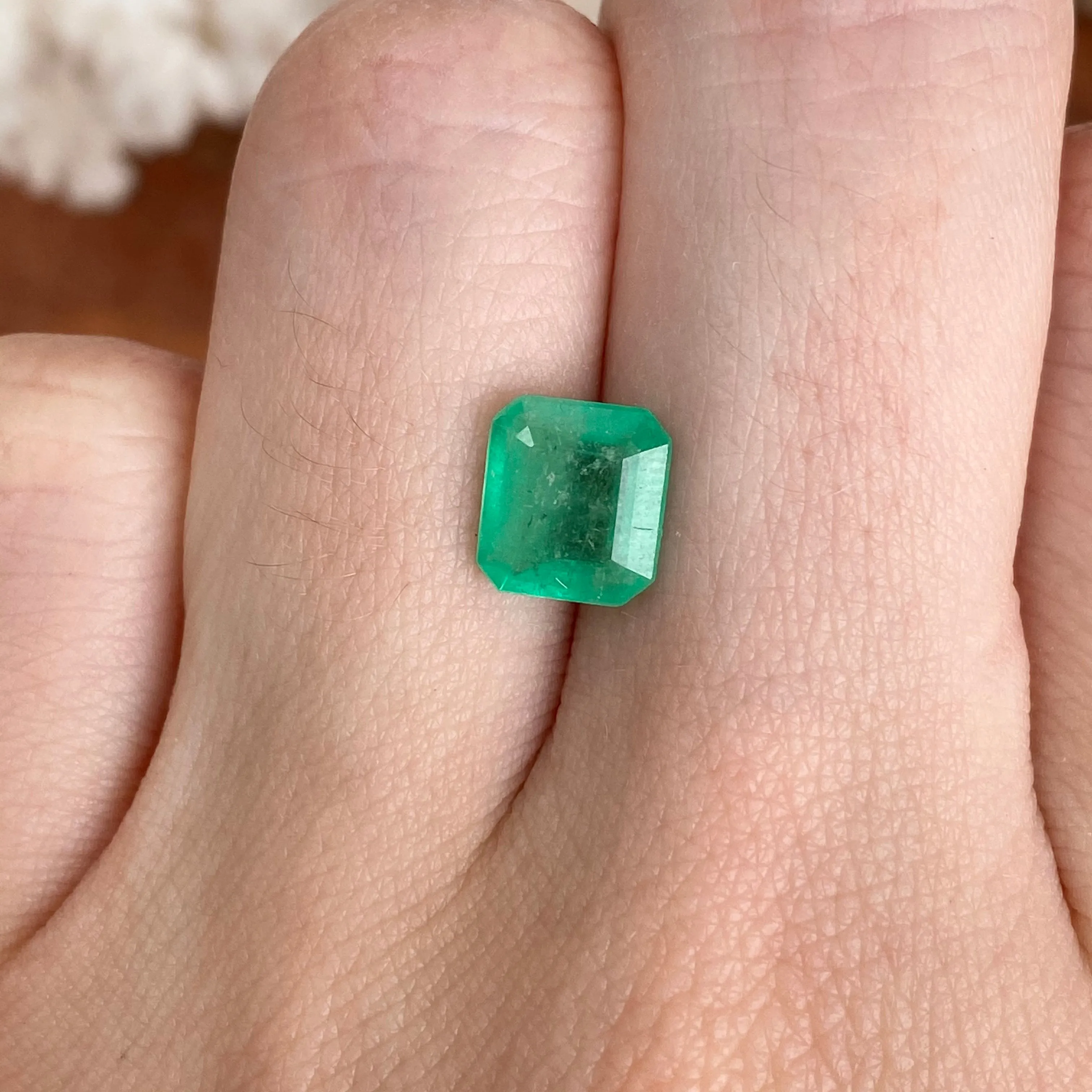 Colombian Emerald Cut Loose Emerald 1.79 CT