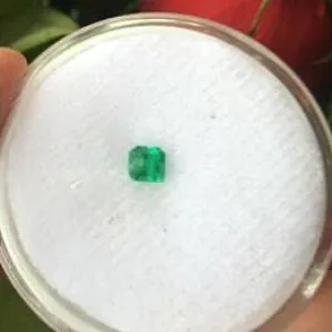 Colombian Emerald Cut Loose Emerald .38 CT