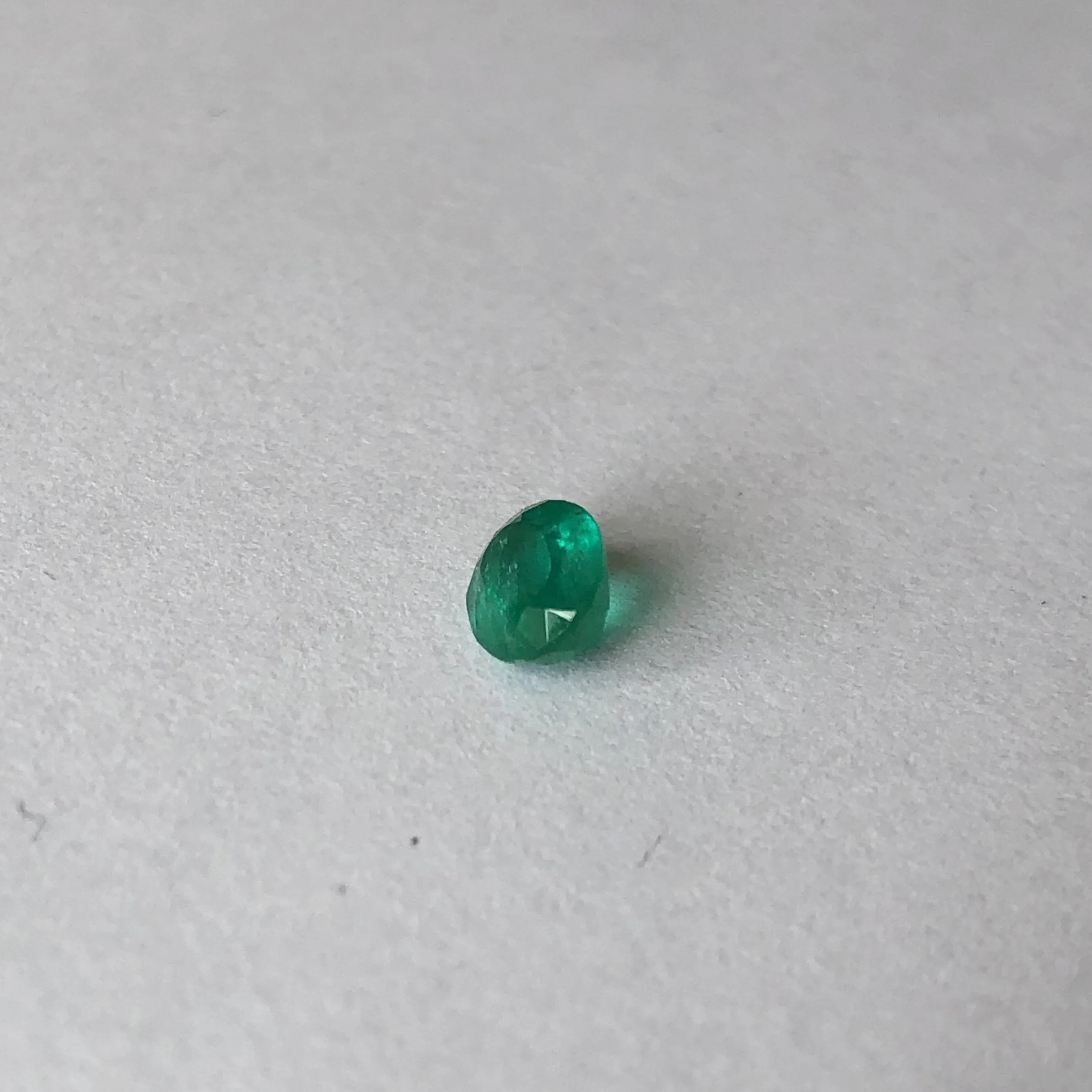 Colombian Oval Emerald Cut Loose Emerald .60 CT