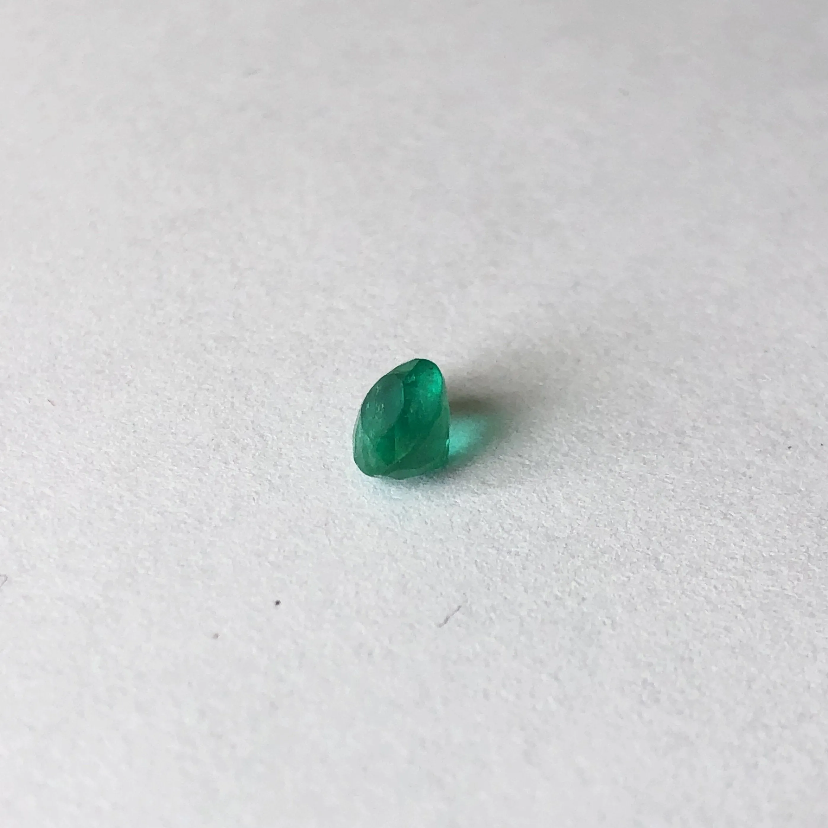 Colombian Oval Emerald Cut Loose Emerald .60 CT