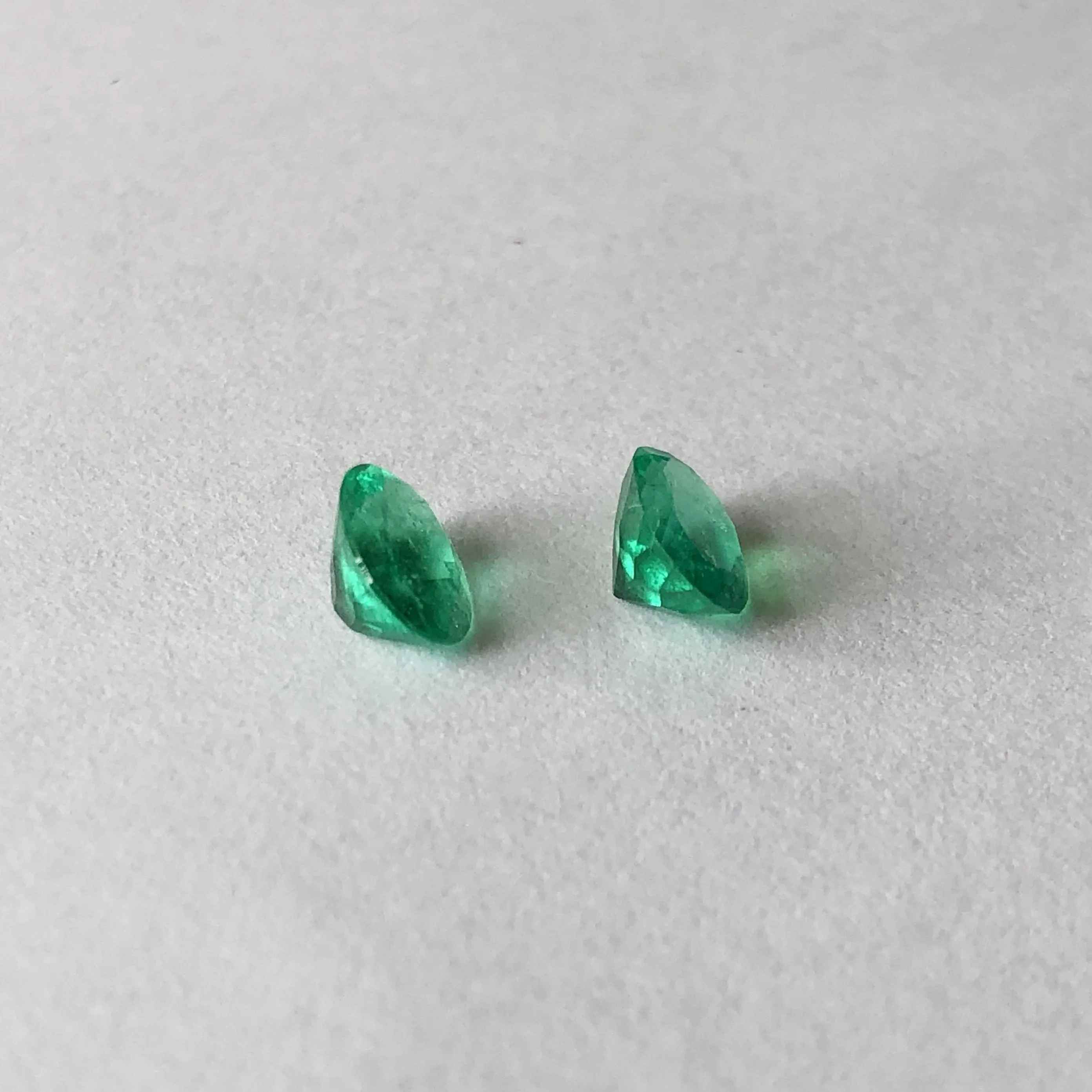 Colombian Oval Loose Emerald Pair 1.42 CT