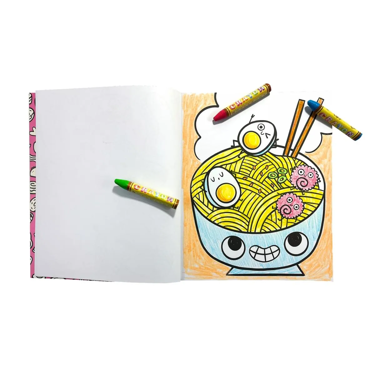 Color-in' Book- Happy Snacks